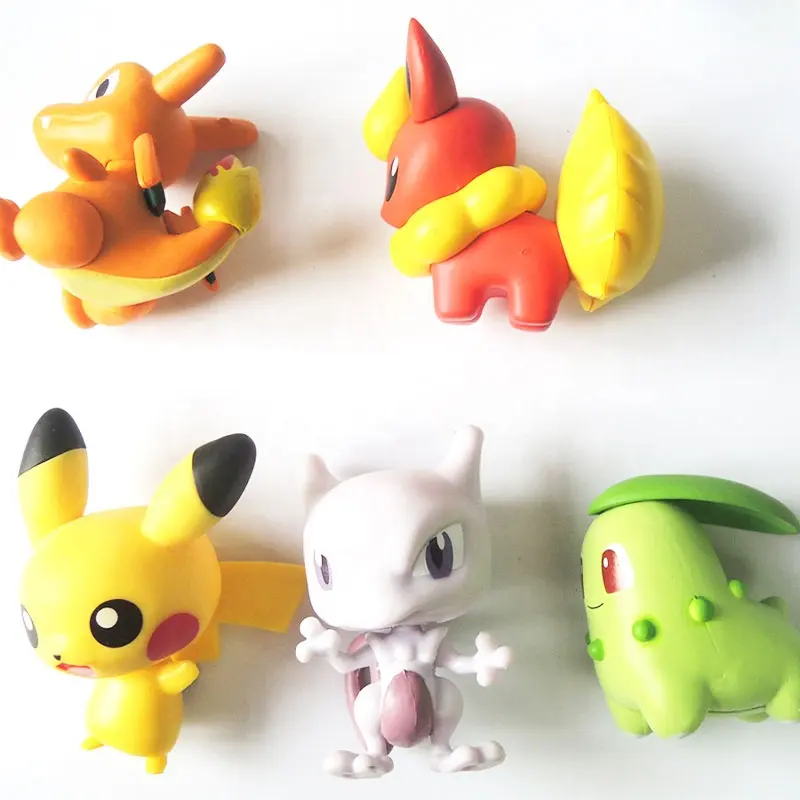 Dihua mini brinquedos de plástico 3d personalizado, figuras de ação de brinquedos de anime para crianças