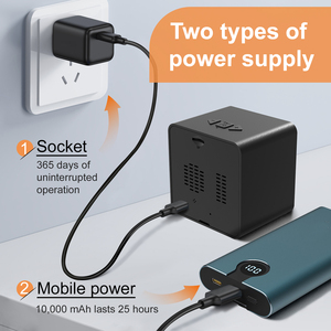 กล้อง Wi-Fi Z22ที่มีระบบ2MP & มองเห็นกลางคืนระบบเสียงสองทาง & การตรวจจับแบบมนุษย์หน้าจอตั้งโต๊ะเซ็นเซอร์ CMOS สำหรับนาฬิกาแอปพลิเคชั่น - Product Image 5