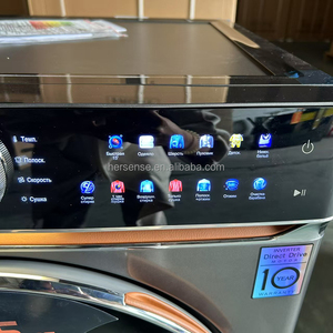 Colour Touch Screen Black/White Front Load 10Kg Washing Machine Exports Specialized Laundry Russia Washing Machine <strong>Program</strong>