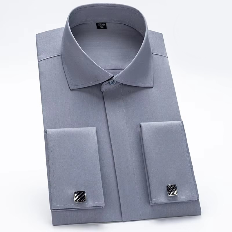 Grey wx-12 gray bamboo fiber windsor collar