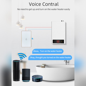 JRUMP US AU Standard 40AスマートWiFiタイマー耐久ガラス温水器スイッチAlexa Google Home Control 20A Remote Max. 30A - Product Image 3