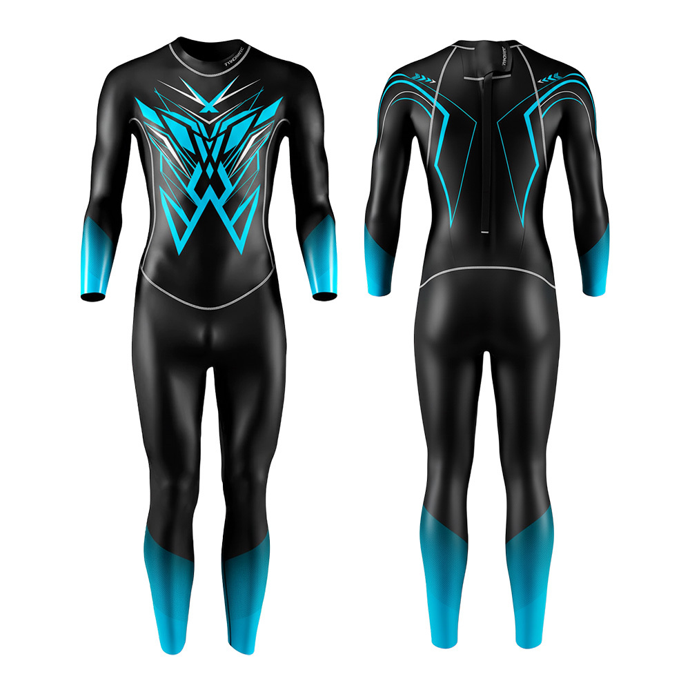 Black and blue geometric pattern
