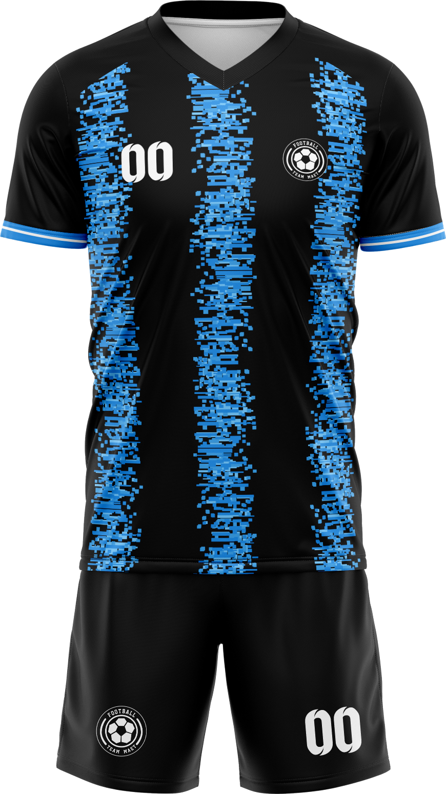 Negro y azul