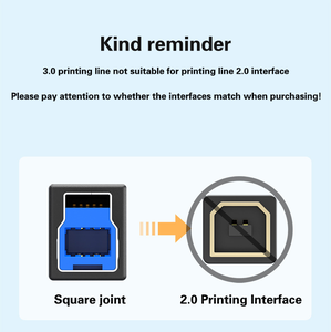<strong>USB</strong> 3.0 Print Cable Type a Male to B <strong>USB</strong> <strong>Printer</strong> Cable Male High Speed square Printing Suitable for <strong>Multiple</strong> Devices - Product Image 5