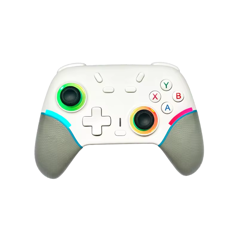 Manette de jeu unique blanche uniquement