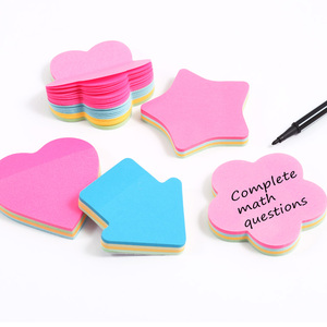 Foska 5 Bright Colors Pink Red Blue Green Yellow Recyclable Super Sticky Notes for Reminders To-do Lists Color-<strong>coding</strong> &amp; Labeling - Product Image 5