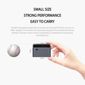 Micro computer Quad core N4100 pocket mini pc 4K win10 8GB home office del computer del computer HTPC - Product Image 3