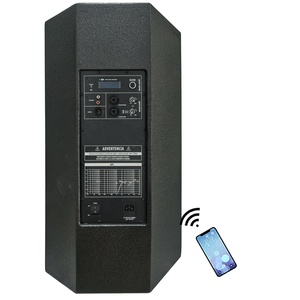 Altavoces y sistema de sonido Sistema de audio profesional de 15 pulgadas Función DSP de 1400 vatios Mezclador de 2 canales Bocina - Product Image 4