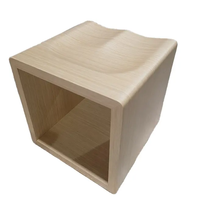 새로운 디자인 도매 가격 나무 상점 비품 광장 나무 의자 소박한 나무 단계 의자