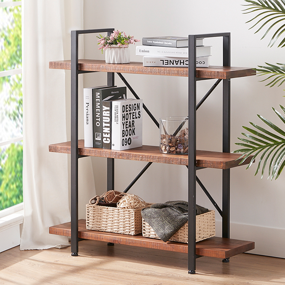 3 Tier Distressed Brown