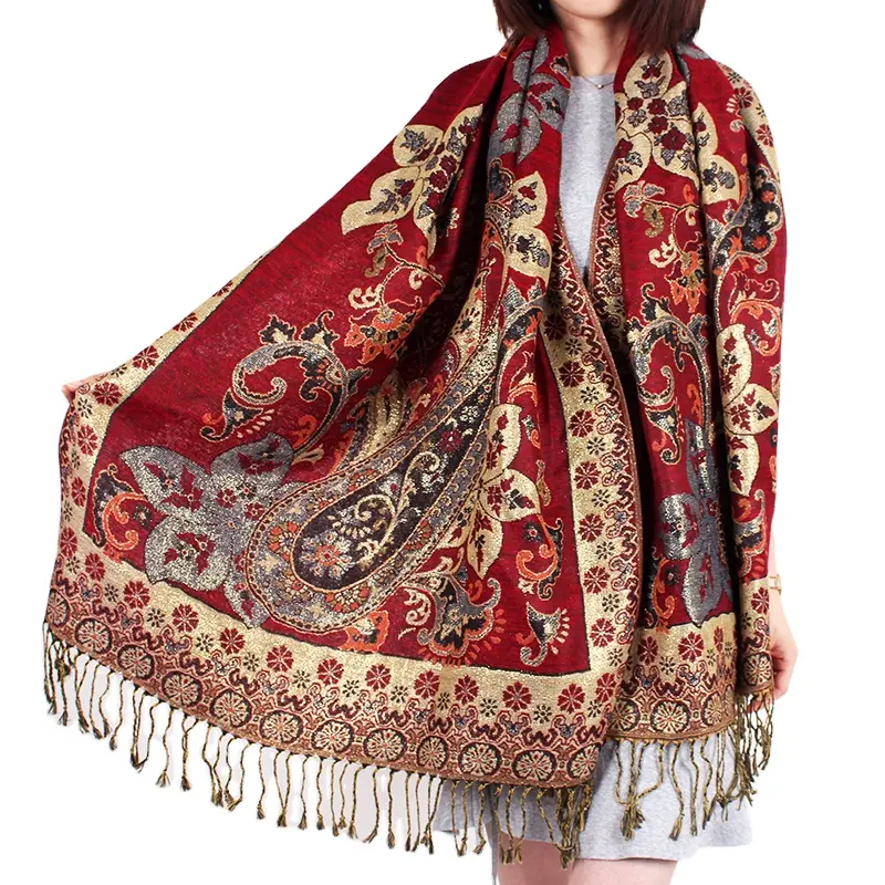 2023 New High-end Ethnic Style All-match Sunscreen Large Shawl Scarf