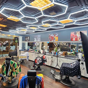 SUEZ DIY kunden spezifisches Produkt Sechseck LED-Licht Autore parat ur werkstatt LED Sechseck Licht