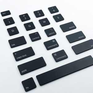 Teclas de repuesto para teclado para Macbook Retina Air Pro, teclas de teclado CapsA2442 A2485, EE. UU., Reino Unido, Italia, francés, alemán y ruso