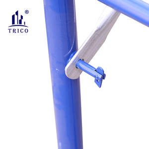 Andamio de construcción de Marco H Andamio de marco de escalera de acero para proyectos de construcción en venta - Product Image 3