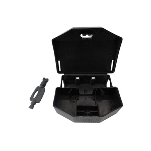 Bestwin Wholesale Plastic <strong>Mice</strong> Control Black <strong>Mouse</strong> Bait Box Rat Rodent Bait Station with Lock Key - Product Image 5