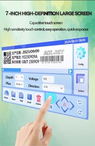 AIX stampante automatica a getto d'inchiostro online legno metallo plastica cartone data coder macchina - Product Image 4