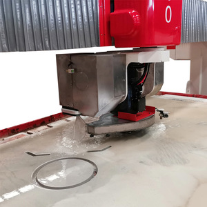 Italian System and <strong>Software</strong> Multi <strong>Function</strong> 5 Axis Bridge Saw Cutting Machine Stone Machinery CNC with Engraving Camera Vacuum
