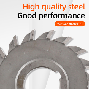 HSS Three-Sided Edge Milling <strong>Cutter</strong> Customized 50 63 75 80 100 <strong>125</strong> 150 Straight Teeth Milling <strong>Cutter</strong> Cnc Machine Cutting Tool - Product Image 2