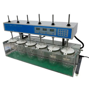 Probador de disolución de tabletas y cápsulas, rango de velocidad de 20 ~ 200 Rpm para equipos de prueba farmacéutica, a la vez - Product Image 1