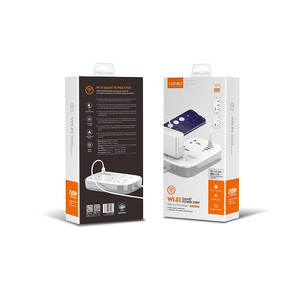 Evrensel güç şeritleri 4 USB portu ile 3 AC çıkışı LDNIO soket SCW3451 Wifi Tuya akıllı elektrikli şarj uzatma soket fiş - Product Image 6