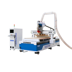 Mesa de descarga de carga automática 1328 1224 Máquina de corte CNC de anidamiento Enrutador CNC ATC anidamiento para línea de producción de muebles - Product Image 6