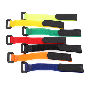 Correa de sujeción ajustable personalizable de cualquier tamaño, gancho y bucle de colores reutilizables con hebilla - Product Image 2