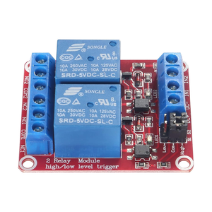 DC 5Vリレーモジュール2チャンネルリレーボードOptocoouplerサポート高または低レベルトリガー - Product Image 4