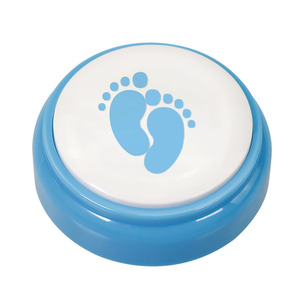Azulejos parlantes personalizados de fábrica, regalo de recuerdo para Baby Shower, botones de sonido de voz 30s, botón fácil grabable con diseño personalizado - Product Image 1