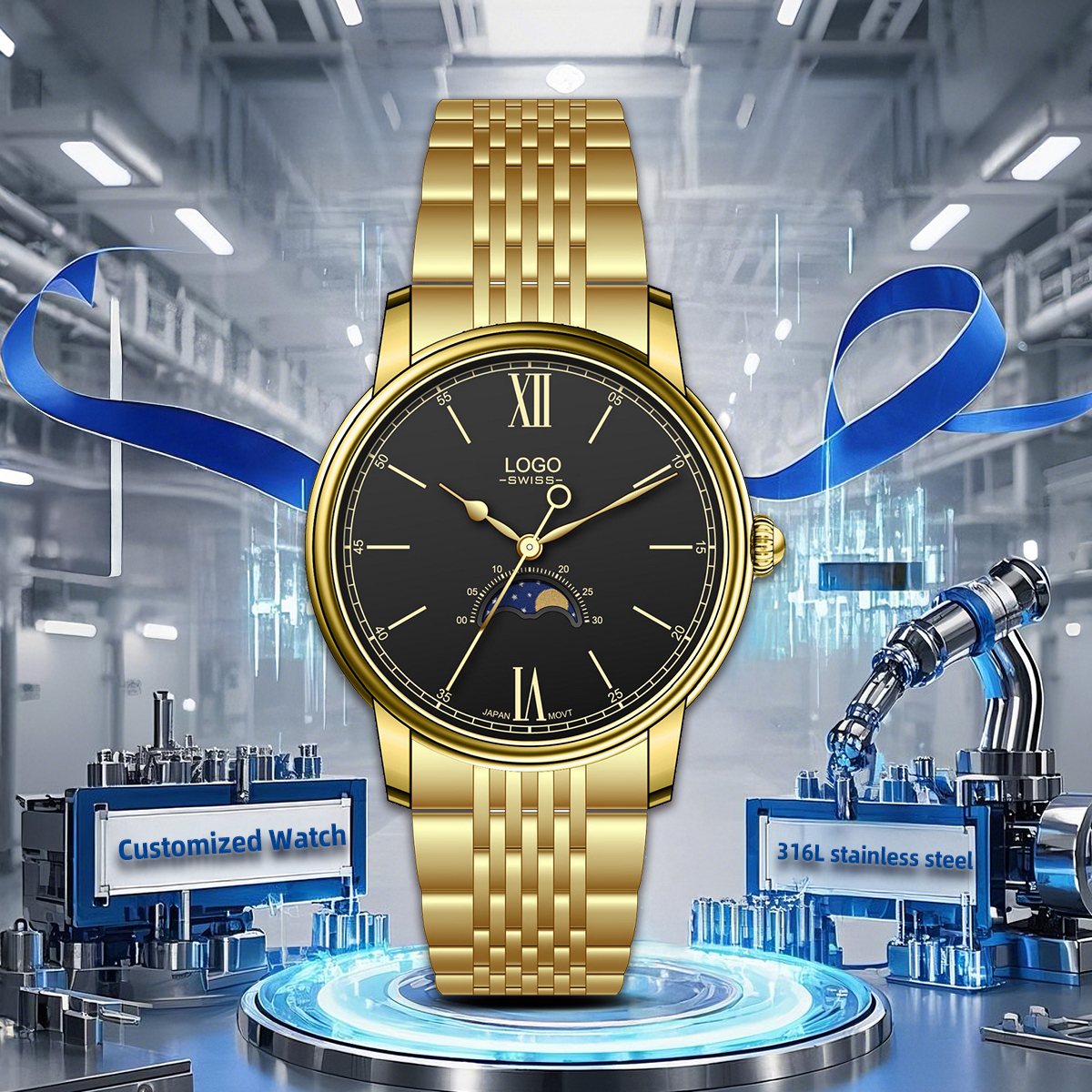 Gold-black