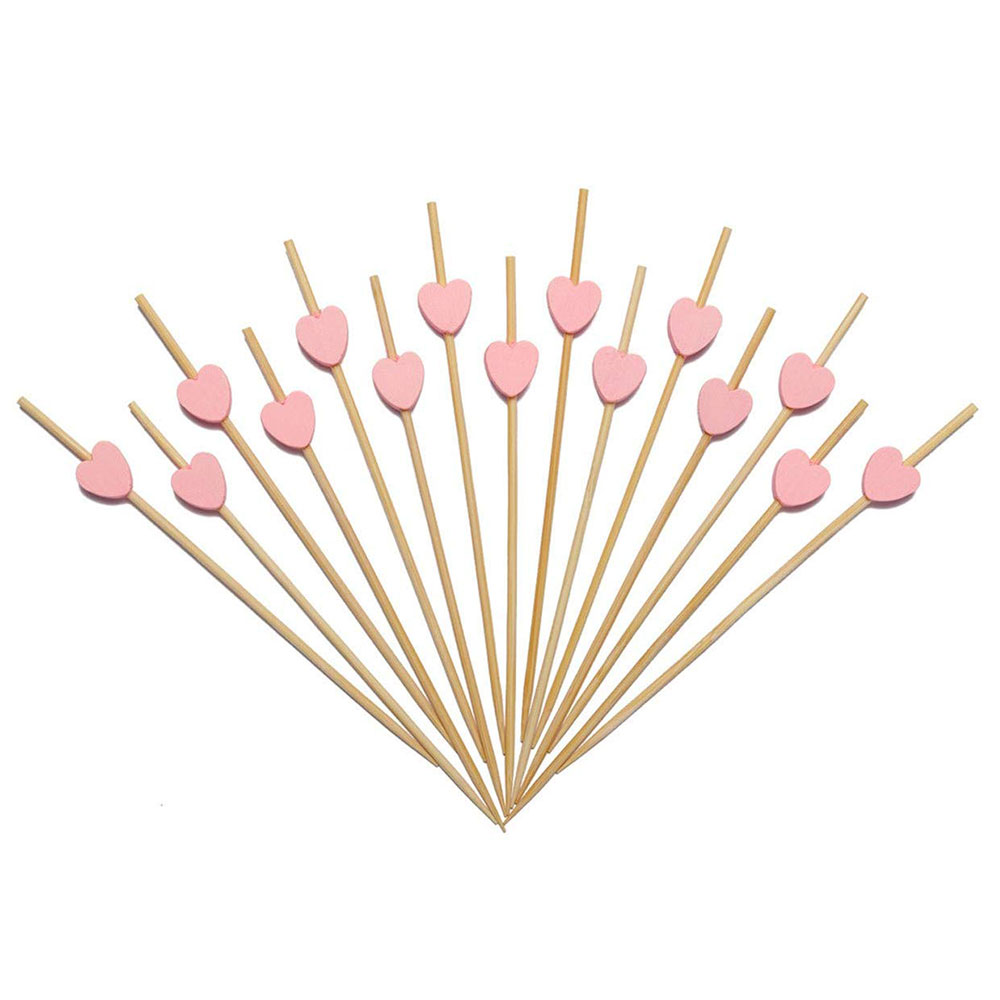 Cœur rose 12cm 100 pcs/sac