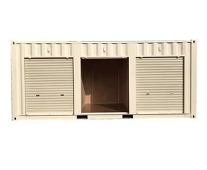 Contenedor de envío de diseño modular con pared divisoria Unidades de autoalmacenamiento de 10 pies y 20 pies a la venta