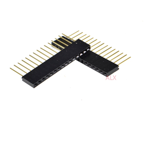 15 PIN singola fila dritto femmina PIN HEADER 2.54MM passo pin lungo 11MM striscia connettore presa 1 x15 15 PIN per arduino PCB - Product Image 2