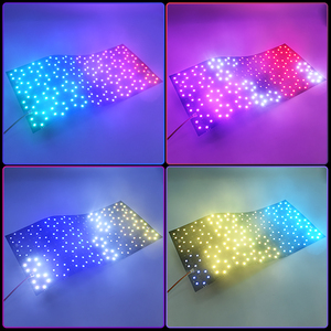 VH LIGHTING RGB Addressable Flex <strong>LED</strong> Panel 24V Cuttable Black <strong>SM16703</strong> Matrix Light Sheet USB NFC Copper No Voltage Drop - Product Image 6