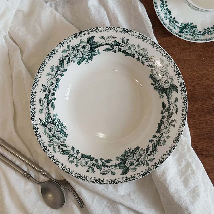 Assiette creuse blanche