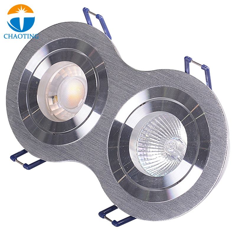 Double tête Downlight