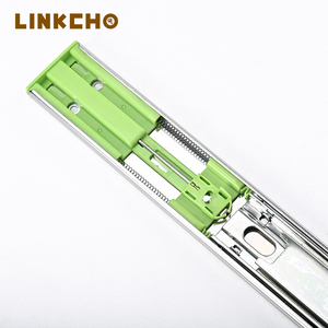 Venta directa de fábrica Hidráulico Cierre suave Amortiguador Cajón Diapositivas para muebles Hardware Cajón Canal Corredores Rieles Guía - Product Image 3