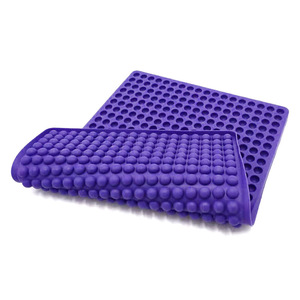 30% tarife azaltma 468 boşluklar küçük nokta kek dekorasyon silikon kalıp yarım daire pişirme Mat levha - Product Image 4