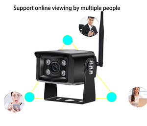 Camhi 4G Tarjeta SIM 1080P Red IP inalámbrica P2P CCTV Mini sistema de cámara Autobús Camión Remolque Excavadora Kit de cámara de seguridad para vehículos - Product Image 3