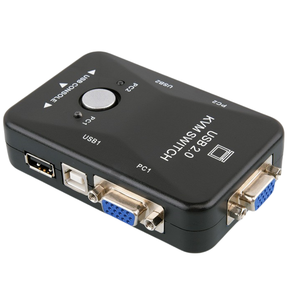 Hot Sale VGA USB <strong>KVM</strong> <strong>Switch</strong> 2-Port USB2.0 for Computer AutoController Keyboard Mouse Printer Monitor/<strong>KVM</strong> <strong>Switches</strong>