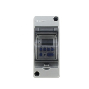 Interruttore Timer elettrico digitale LCD 24 ore SL15AW interruttori di controllo orario settimanale automatico impermeabile DHC15A per lampada a LED leggera 220V - Product Image 1
