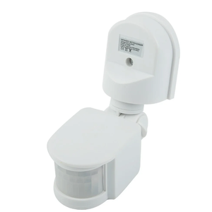 Sensor de movimiento infrarrojo inalámbrico: ángulo ajustable, resistente a la intemperie, certificado CE, ideal para la detección de movimiento de porche/patio. - Product Image 1