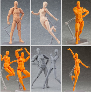 批发人物模型套装PVC动作人物绘画模型套装人物艺术家绘画模型人体模型拼接娃娃价格 - Product Image 2