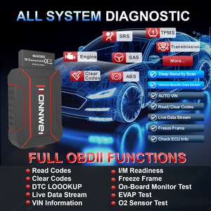 <strong>2025</strong> KONNWEI MAXOBD Bluetooth Full System Car Scanner OBD2 Engine ABS SAS <strong>Code</strong> Reader - Product Image 2