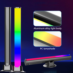 Yeni tuya wifi gelmesi Rgb renk ritim ses dalga masaüstü atmosfer Led masa lambası - Product Image 2