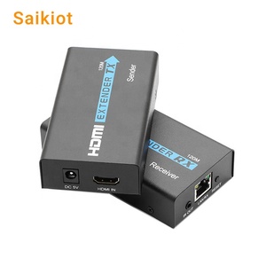 Extensor de interfaz Multimedia de alta definición Saikiot 1080p Ethernet IP TCP convertidor de señal LAN 60m 120m carcasa del receptor - Product Image 1