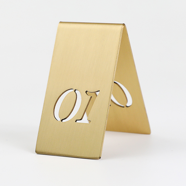 Brushed satin brass