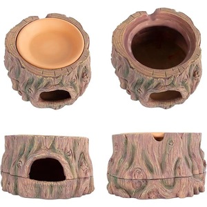3-in-1 Elude Humidification <strong>Cave</strong> Food Basin Water Basin Box Creating Landscape Emulate Tree <strong>Cave</strong> - Product Image 4