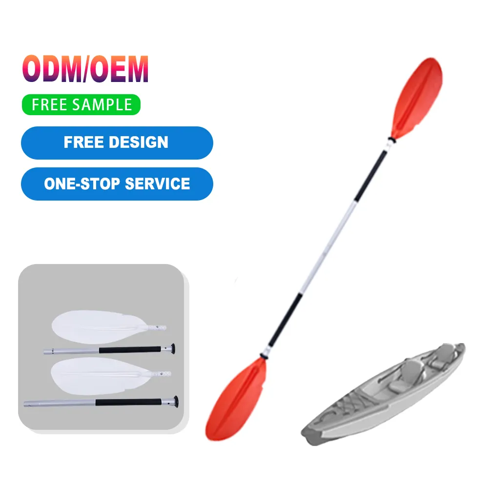 OEM personalizza la lunghezza all'ingrosso 220cm in fibra di carbonio oar vari colori in fibra di carbonio kayak oars vendita