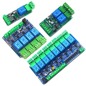 Modbus RTU 5V/12V 2 canali relè scheda di uscita ingresso interruttore RS485 TTL scheda di espansione della rete modulo relè