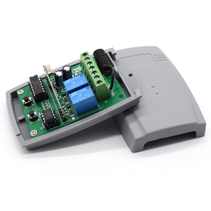 433MHz <strong>Universal</strong> Receiver DC 12V 24V 2CH <strong>Remote</strong> Control Relay Learning <strong>Code</strong> Fixed <strong>Code</strong> Rolling <strong>Code</strong> Module Garage Door Opener